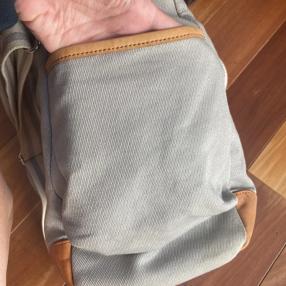⛔️DONATED⛔️ Pottery Barn Kids Classic Diaper Bag Gray Unisex - Picture 11 of 16